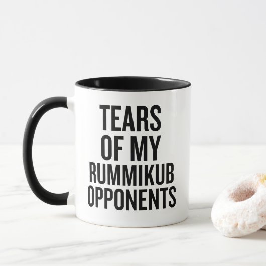 Tears Of My Rummikub Opponents Tasse (Mit Donut)