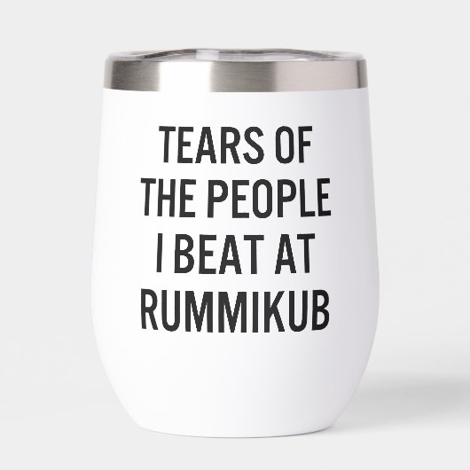 Tears of The People I Beat at Rummikub (Rückseite)