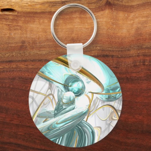 Teary Dreams Abstrakter Schlüsselanhänger (Vorderseite)