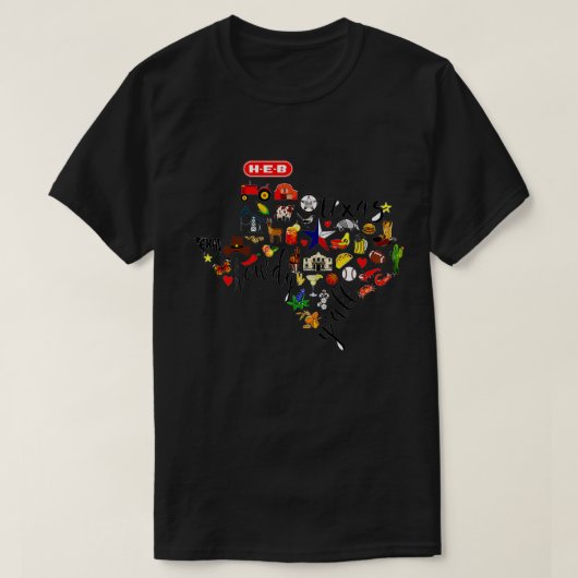 Teas Map Proud Teas Tean Cactus Lover Teas Hometow T-Shirt (Design vorne)