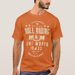 Teas Pro Championship Mechanisches Bullenreiten Es T-Shirt