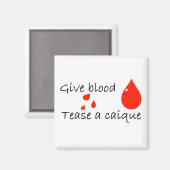 Tease a caique magnet (Vorderseite/Rückseite)