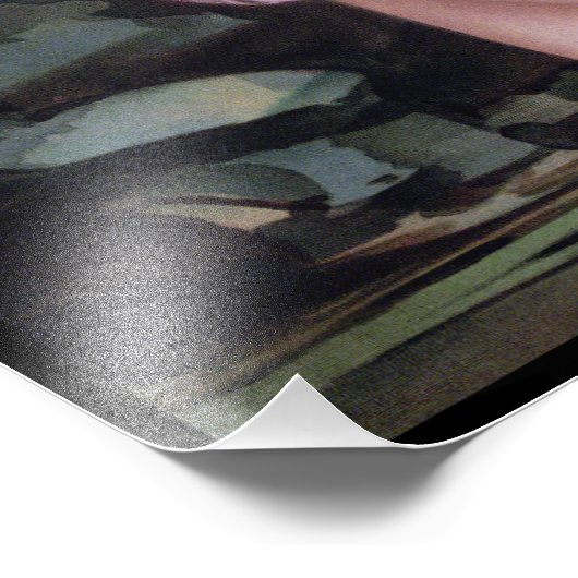 Tease in Stream Oasis von Shanghai China Girl Fotodruck (Ecke)