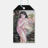 Tease in Stream Oasis von Shanghai China Girl Geschenkanhänger (Rückseite)