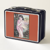 Tease in Stream Oasis von Shanghai China Girl Metall Brotdose (Rückseite)