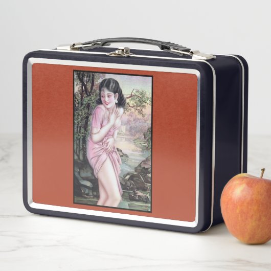 Tease in Stream Oasis von Shanghai China Girl Metall Brotdose (Beispiel)