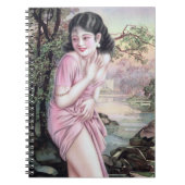 Tease in Stream Oasis von Shanghai China Girl Notizblock (Vorderseite)