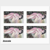 Tease in Stream Oasis von Shanghai China Girl Rechteckiger Aufkleber (Blatt)