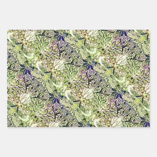Teasel, Emelia und William Morris Geschenkpapier Set (Vorderseite)