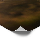 Teasel Sunset Poster (Ecke)