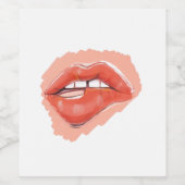 Teaslip beißendes Holz Weinetikett (Einzelnes Label)