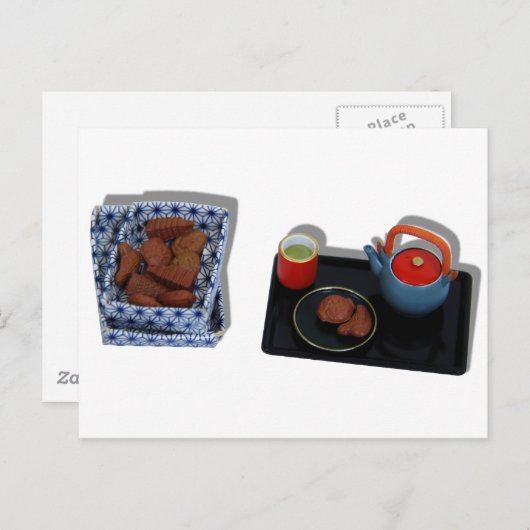 TeaTime041209shadow Postkarte (Vorne/Hinten)