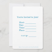 Teatime Book Club Einladung (Rückseite)