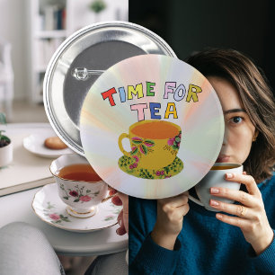 Teatime für eine Kaffeepause Button