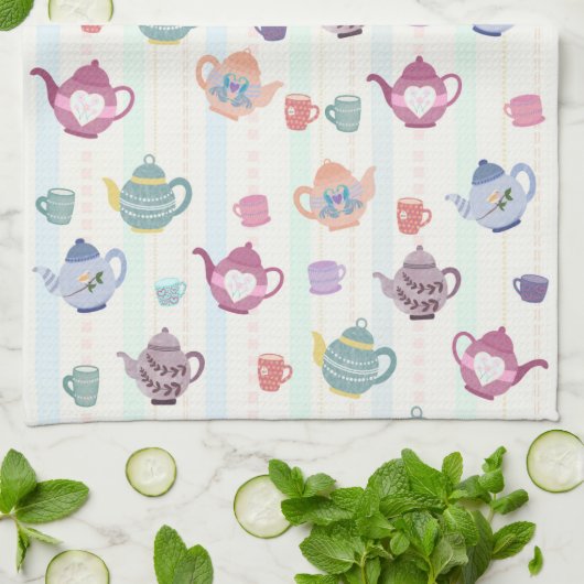 Teatime Geschirrtuch (Gefaltet)