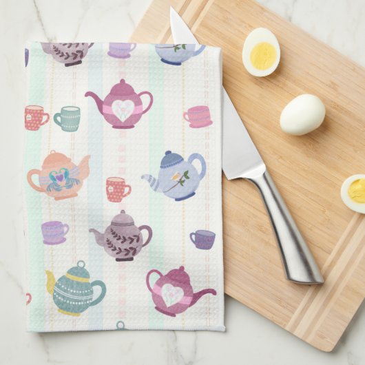 Teatime Geschirrtuch (Viertel Falte)