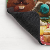 Teatime im Wald mit Waldfreunden Mousepad (Ecke)