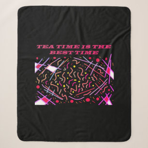 Teatime ist das beste Zeitkunstdesign Sherpadecke