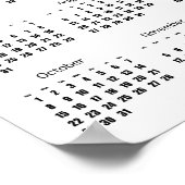 TEATIME-Kalender-Poster 2017 Poster (Ecke)