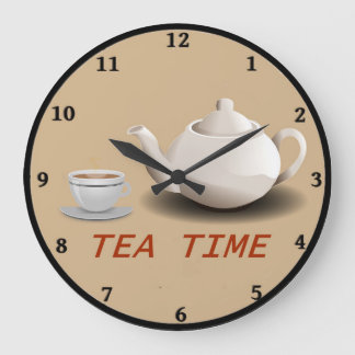 Teatime-Küchenuhr Große Wanduhr