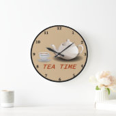 Teatime-Küchenuhr Große Wanduhr (Zuhause)