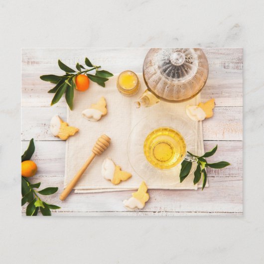 Teatime Postkarte (Vorderseite)