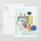 Teatime Postkarte (Vorne/Hinten)