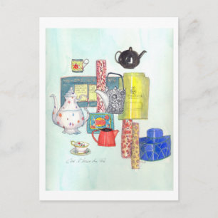 Teatime Postkarte