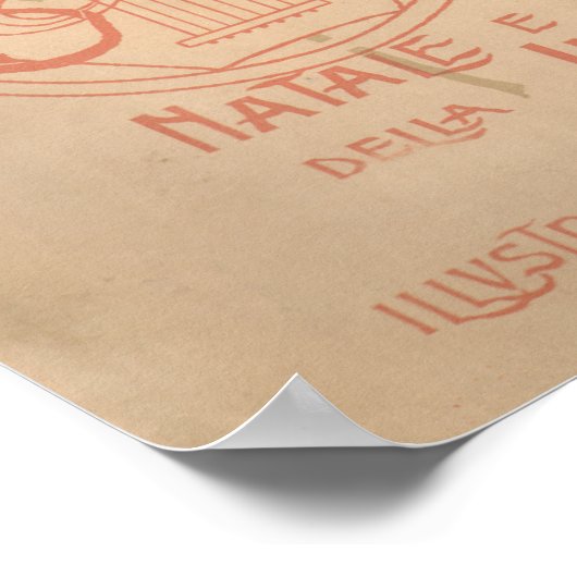 Teatro della Scala 1900 Poster (Ecke)