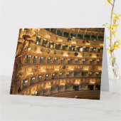 TEATRO LA FENICE Jumbo Grußkarte Karte (Gelbe Blume)