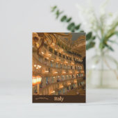 Teatro La Fenice Venedig Postkarte (Stehend Vorderseite)