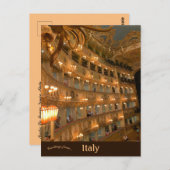 Teatro La Fenice Venedig Postkarte (Vorne/Hinten)