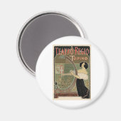 Teatro Regio Torino Magnet (Vorderseite/Rückseite)