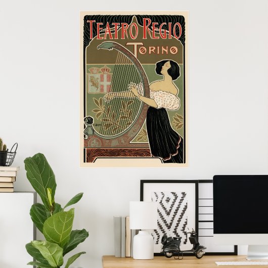 Teatro Regio Torino Poster (Heimbüro)