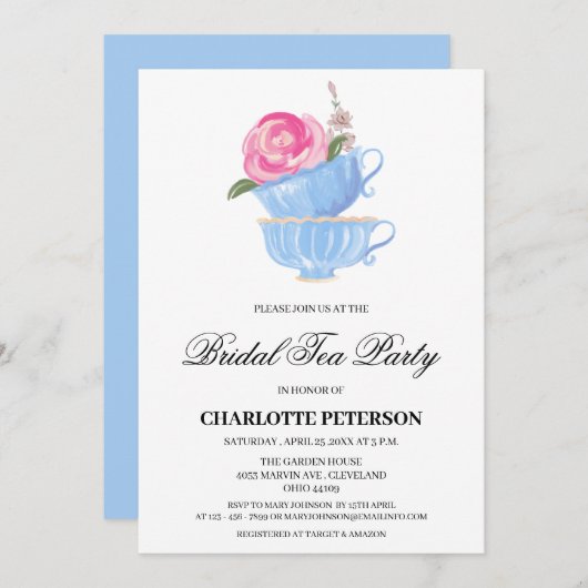 Teatro Sociale Bellinzona Party Brautparty Einladung (Vorne/Hinten)