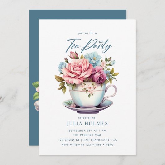 Teatro Sociale Bellinzona Party Einladung (Vorne/Hinten)