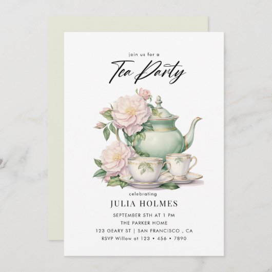 Teatro Sociale Bellinzona Party Einladung (Vorne/Hinten)