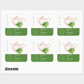 Teatro Sociale Bellinzona Quadratischer Aufkleber (Blatt)