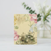 Teatro Sociale Bellinzona Teezeremonie Party Postkarte (Stehend Vorderseite)