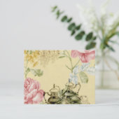 Teatro Sociale Bellinzona Teezeremonie Party Postkarte (Stehend Vorderseite)