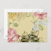 Teatro Sociale Bellinzona Teezeremonie Party Postkarte (Vorne/Hinten)