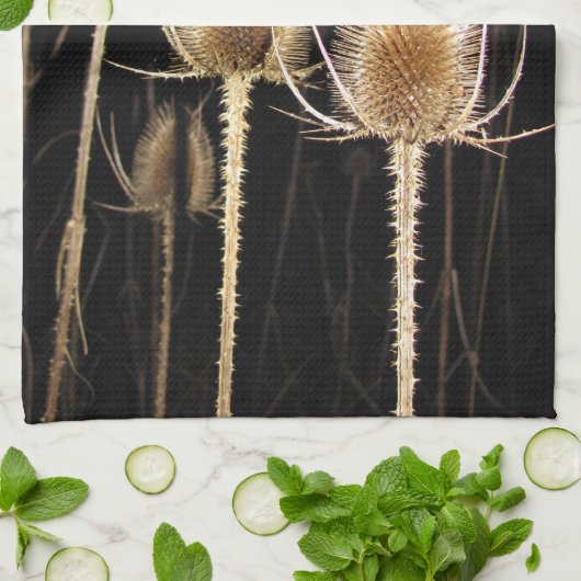 Teazles nachts geschirrtuch (Gefaltet)