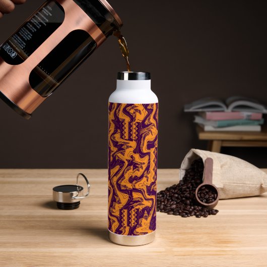 Tebeb-Wellen Trinkflasche (Kaffee)