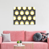 Tec Lights 1 Wrapped Canvas Leinwanddruck (Insitu (Wohnzimmer))