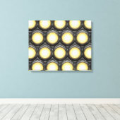 Tec Lights 1 Wrapped Canvas Leinwanddruck (Insitu (Holzboden))