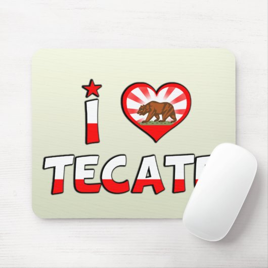 Tecate, CA Mousepad (Mit Mouse)