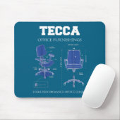 Tecca Office Möbel - Hochleistungs-Stühle Mousepad (Mit Mouse)