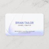 Tech AI Digital Network Logo Visitenkarte (Rückseite)