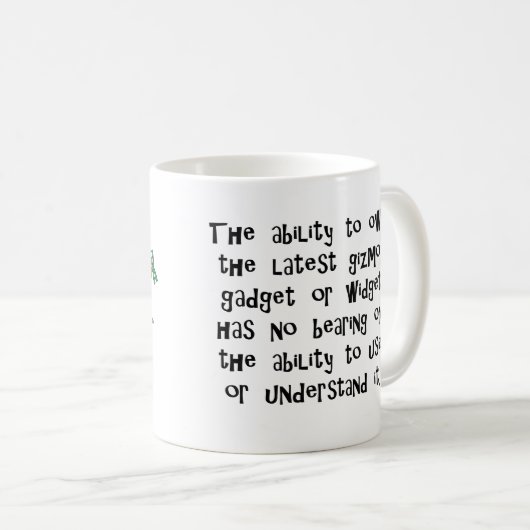 Tech-Amok Tasse (VorderseiteRechts)