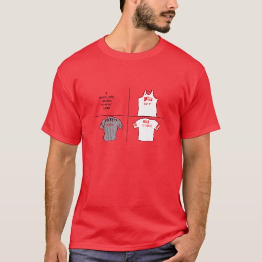 Tech Athlete Gear: Binary Code Sports Jersey Shirt (Vorderseite)
